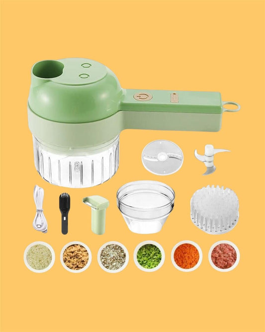 4 in 1 Portable Electric Vegetable Chopper Set