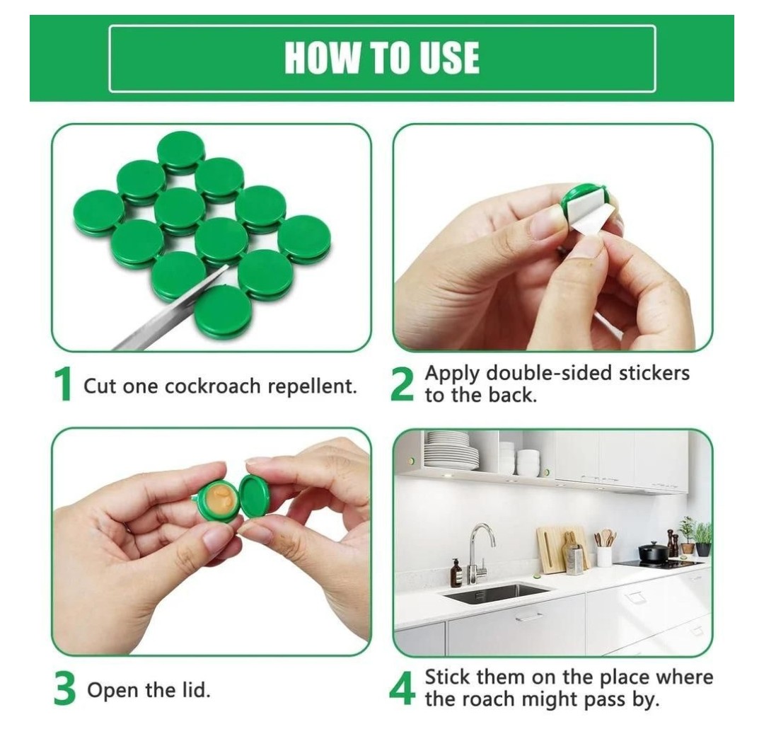 Cockroach Killer Gel [Pack of 2 (24pc inside)]